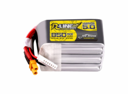 Tattu R-Line verze 5.0 850mAh 22.2V 6S1P 150C Lipo XT30U-F.