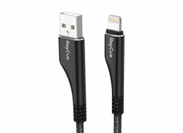 Kabel USB-A do lightning RayCue CA01 1,2m 2,4A (černý)