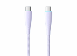 Kabel USB-C na USB-C Toocki TXCTT1- BMH01-P, 1m, PD, FC 100W (fialový)