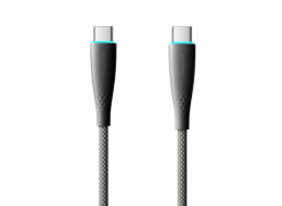 Kabel USB-C na USB-C Toocki TXCTT1- BMH01-B, 1m, PD FC 100W (černý)