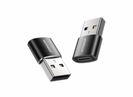 Adaptér USB samec-samice typu C (2 kusy) Joyroom S-H152 (černý)