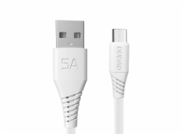 Kabel USB-Micro USB Dudao L2M 5A, 2 m (bílý)