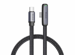 Úhlový kabel Mcdodo CA-3360 z USB-C na USB-C, 65 W, 1,2 m (černý)