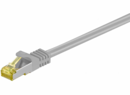 RJ-45 Patchkabel Cat 6.a S/FTP (PiMF), mit Cat.7 Rohkabel