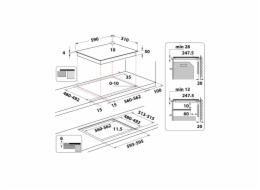 Indukční varná deska HOTPOINT HS 5160C NE