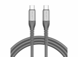 Kabel USB-C na USB-C Lention 60W, 2 m (černý)