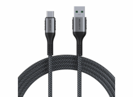 Kabel USB-A na USB-C Lention 6A, 1 m (černý)