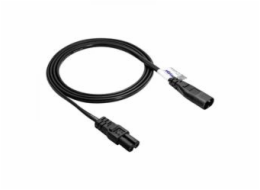 Akyga Kabel napájecí 250V/2.5A, IEC C7 / IEC C8, CCA, černá, 1,5m