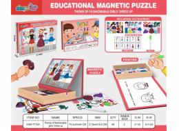 Magnetická hračka Vzdělávací magnetické puzzle XHM-7710A