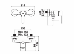 Sprchová baterie JIKA LYRA SMART H3311Z70044001