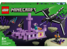 LEGO 21264 Minecraft Drak Ender a loď End, stavebnice