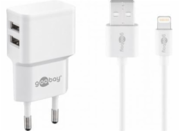 goobay Apple Lightning Dual nabíjecí sada 2,4A, nabíječka