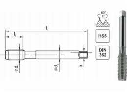 Fanar ZÁVIT M 7 NGMM/1 DIN-352D (6H) HSS