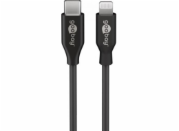 goobay kabel adaptéru USB 2.0, zástrčka USB-C > zástrčka Lightning