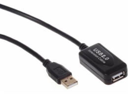 Maclean USB-A – USB-A kabel USB 10 m černý (MCTV-757)