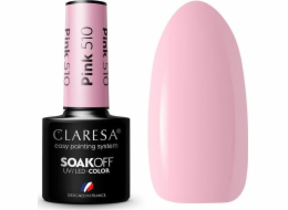 Claresa Soak Off UV/LED Pink hybridní lak 510 5g