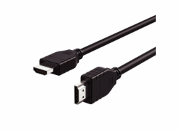 Kabel HDMI na HDMI 2.0 PVC RayCue, 2 m (černý)