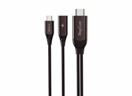 Kabel RayCue z USB-C na HDMI 2.1 4k30Hz, 2 m (černý)