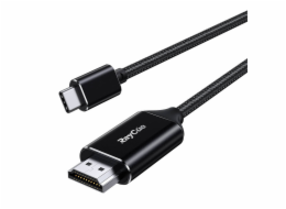 Kabel USB-C na HDMI 2.1 4k60Hz RayCue, 2 m (černý)