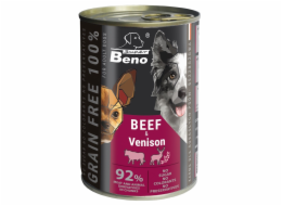 SUPER BENO Beef with venison - mokré krmivo pro psy - 415g