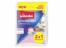 Vileda ACTIFIBRE Soft Universal Měkká utěrka 2 +1  ks.