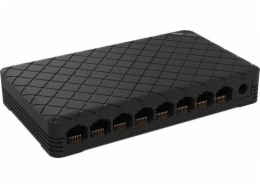 Síťový přepínač Ruijie Networks RG-ES08 Unmanaged Fast Ethernet (10/100) Black