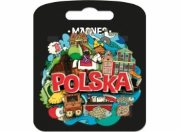 Mr. Dragon Magnet I love Poland Polska ILP-MAG-C-PL38