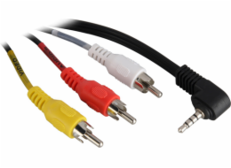 goobay A/V kabel 3,5mm jack -> 3x RCA