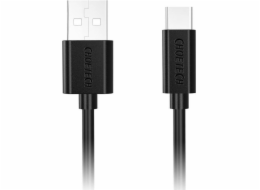 Kabel USB na USB-C Choetech AC0002, 1 m (černý)