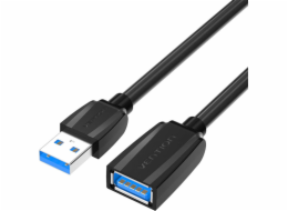 Extension Cable USB 3.0 male USB to female Vention VAS-A45-B200 2m (Black)