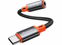 Adaptér USB-C na AUX mini jack 3,5 mm Mcdodo CA-7561, DAC, 0,11 m (černý)