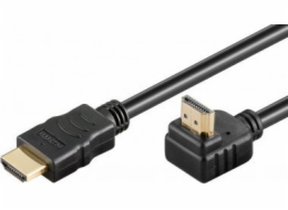 goobay vysokorychlostní kabel HDMI 90° s Ethernetem