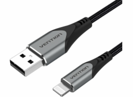 Cable USB 2.0 to Lightning, Vention LABHF 2.4A 1m (Gray)