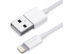 USB to Lightning cable Choetech IP0026, MFi,1.2m (white)