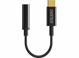 Adapter Choetech AUX003 USB-C to 3.5mm Audio Jack Adapter (black)