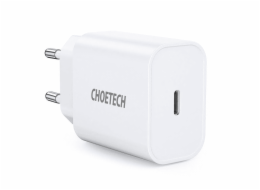 Síťová nabíječka Choetech Q5004 EU USB-C, 20 W (bílá)