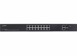 Síťový přepínač PULSAR SF116 Spravovaný Fast Ethernet (10/100) Napájení přes Ethernet (PoE) 1U Černá