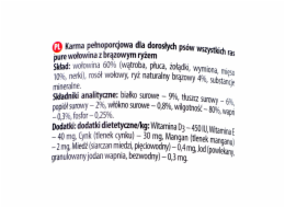 Dolina Noteci Premium Pure bohaté na hovězí maso s hnědou rýží - mokré krmivo pro psy - 400g