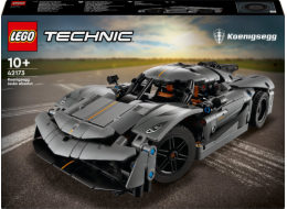 LEGO 42173 Technic Koenigsegg Jesko Absolut supersportovní auto v šedé barvě, stavebnice