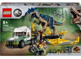 LEGO 76966 Jurský svět Dinosauří mise: Stavebnice Allosaurus Transporter