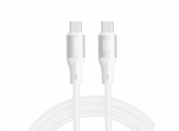 Kabel Joyroom Light-Speed USB-C na USB-C SA25-CC5 , 100 W , 1,2 m (bílý)