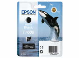 EPSON ink čer ULTRACHROME HD "Kosatka" - Matte Black - T7608 (25,9 ml)