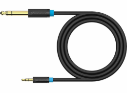 Audio Cable TRS 3.5mm to 6.35mm Vention BABBI 3m, Black