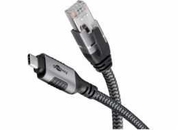 goobay Ethernetový kabel USB-C 3.2 Gen1 samec > RJ-45 samec, LAN adaptér