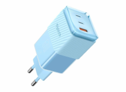 GaN 67W mains charger Mcdodo CH-1503 2x USB-C, USB-A (blue)