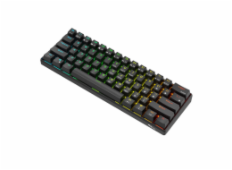 Mechanická klávesnice Royal Kludge RK61 RGB, červené spínače (černá)