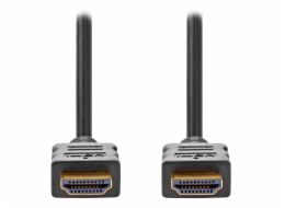 NEDIS High Speed HDMI 2.0 kabel s ethernetem/ 4K@60Hz/ zlacené konektory HDMI-HDMI/ černý/ bulk/ 3m