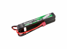 Gens ace 25C 3000mAh 2S2P 7,4V sedlová airsoftová pistolová lipo baterie s mini konektorem Deans(T)