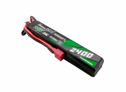 Gens ace 25C 2400mAh 2S2P 7,4V sedlová airsoftová pistolová lipo baterie s mini Deans(T) konektorem