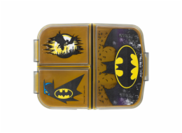 Dětský box na oběd STOR 85520 3 přihrádky Batman (černo-žlutý)